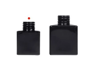 Glass bottle 50 ml (PP28) square in white or black color suitable for room fragrance-3