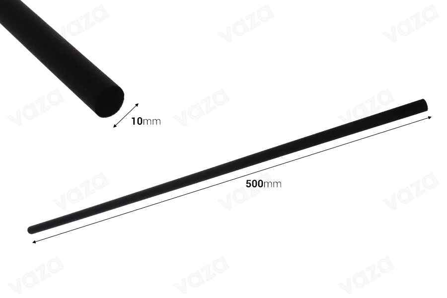 Faserrohr 10x500 mm (weich) für Rohrdiffusoren, in verschiedenen Farben erhältlich - 1 Stk-bildabmessungen