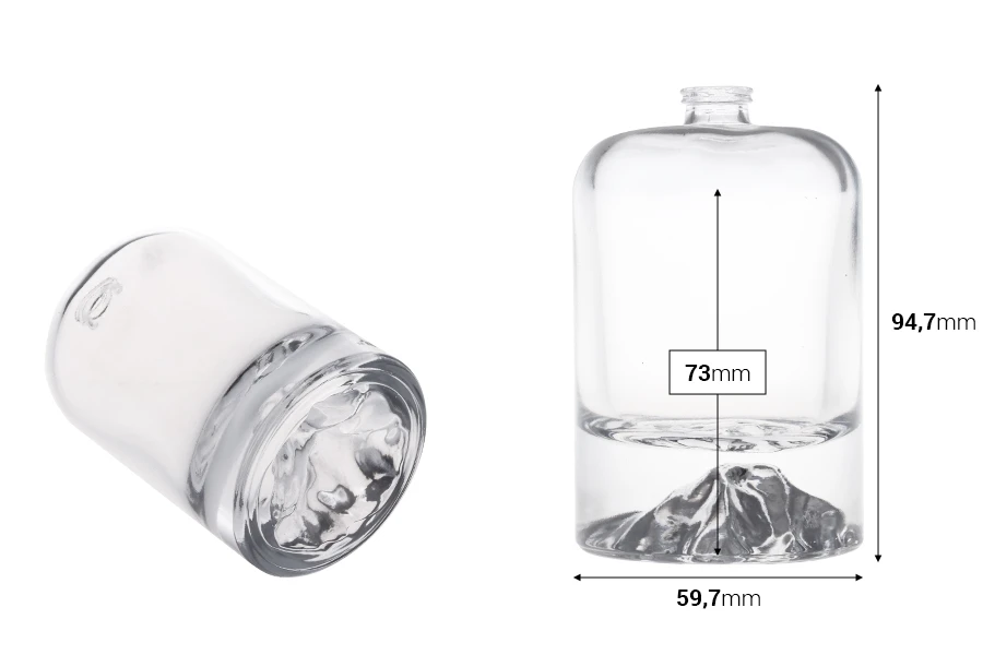 Μπουκάλι αρωμάτων 100 ml πολυτελείας με κλείσιμο ασφαλείας crimp 15 mm