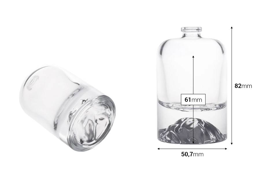 Μπουκάλι αρωμάτων 50 ml πολυτελείας με κλείσιμο ασφαλείας crimp 15 mm