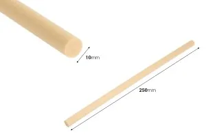 Fiber sticks 10x250 mm (soft) for room fragrances in a variety of colors - 5 pcs-2