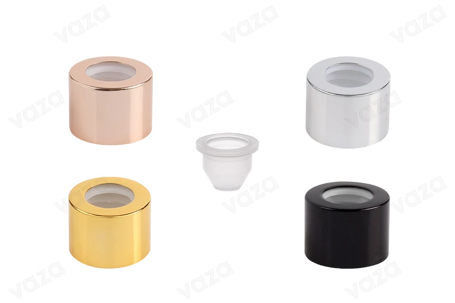 Aluminum cap- ring with plastic inner plug Aluminum cap- ring with plastic inner plug-image_product