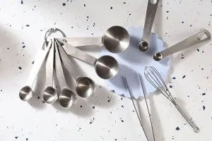Messlöffel aus Edelstahl (Teelöffel-Set 9-tlg.)-5