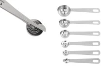 Messlöffel aus Edelstahl (Löffel SET 8-tlg.) Messlöffel aus Edelstahl (Löffel SET 8-tlg.)