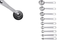 Messlöffel aus Edelstahl (Teelöffel-Set 9-tlg.) Messlöffel aus Edelstahl (Teelöffel-Set 9-tlg.)