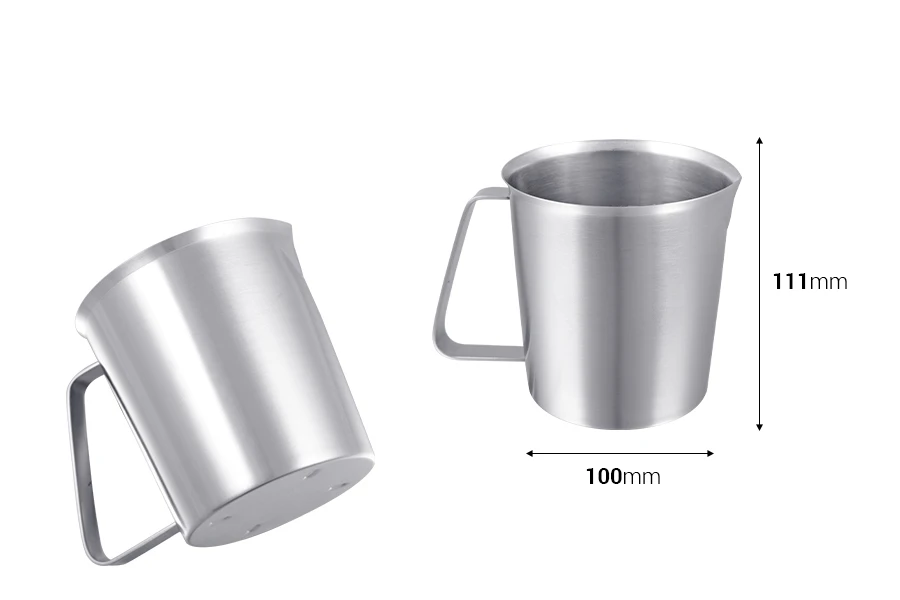 Σκεύος ανοξείδωτο (inox) 700 ml με διαβάθμιση και χερούλι Σκεύος ανοξείδωτο (inox) 700 ml με διαβάθμιση και χερούλι