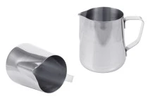 Σκεύος ανοξείδωτο (inox) 350 ml με διαβάθμιση και χερούλι Σκεύος ανοξείδωτο (inox) 350 ml με διαβάθμιση και χερούλι