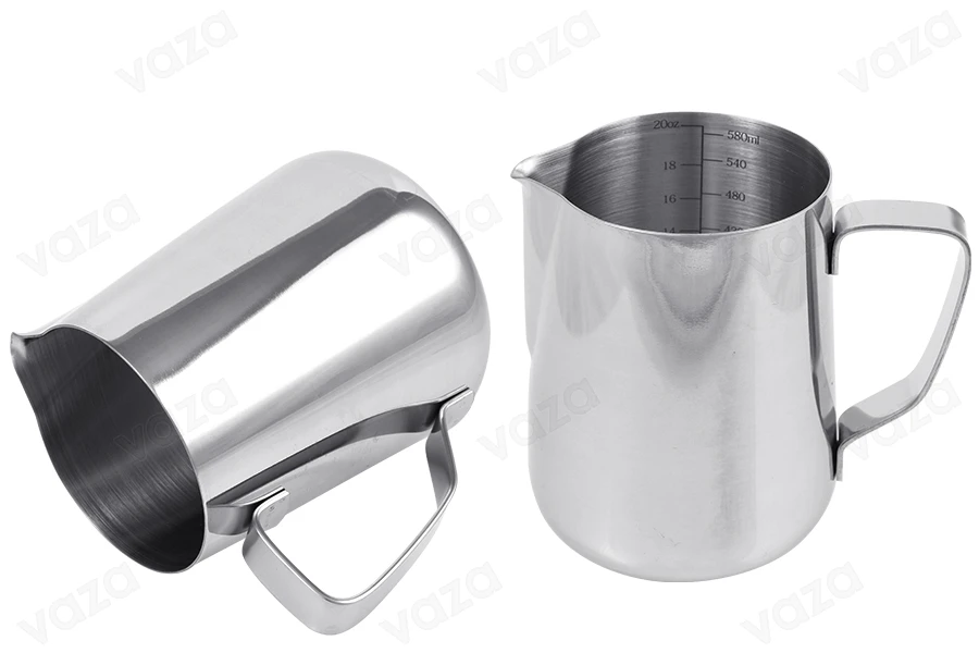 Σκεύος ανοξείδωτο (inox) 580 ml με διαβάθμιση και χερούλι-εικόνα_προϊοντική