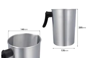 Aluminum pot 2600 ml with handle-2