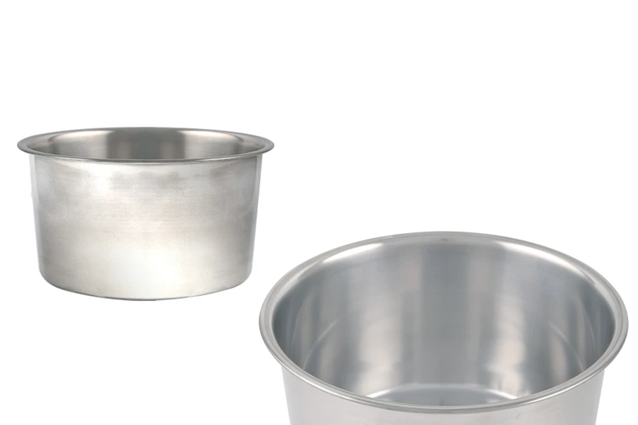 Μεταλλικό δοχείο (stainless steel) 155 mm για μπεν μαρί Μεταλλικό δοχείο (stainless steel) 155 mm για μπεν μαρί