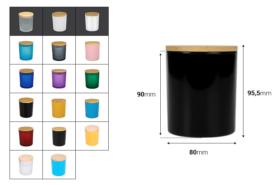 Βάζο γυάλινο 80x90 mm με ξύλινο καπάκι και λάστιχο Βάζο γυάλινο 80x90 mm με ξύλινο καπάκι και λάστιχο