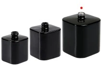 Γυάλινη φιάλη αρωμάτων πολυτελείας 100 ml (15/400) σε λευκό ή μαύρο χρώμα Γυάλινη φιάλη αρωμάτων πολυτελείας 100 ml (15/400) σε λευκό ή μαύρο χρώμα