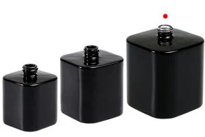 Luxus-Parfümflasche aus Glas 100 ml (15/400) in Weiß oder Schwarz-7