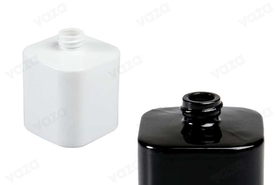Shishe qelqi luksoze për parfume 30 ml (15/400), në ngjyrë të bardhë ose të zezë. Shishe qelqi luksoze për parfume 30 ml (15/400), në ngjyrë të bardhë ose të zezë.-imazh_produkt