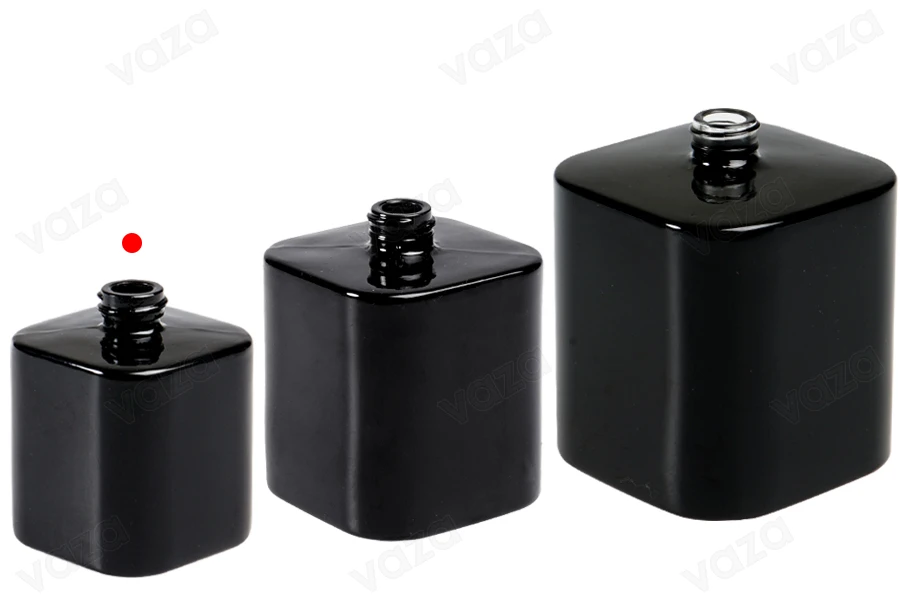 Shishe qelqi luksoze për parfume 30 ml (15/400), në ngjyrë të bardhë ose të zezë. Shishe qelqi luksoze për parfume 30 ml (15/400), në ngjyrë të bardhë ose të zezë.-imazh_grup