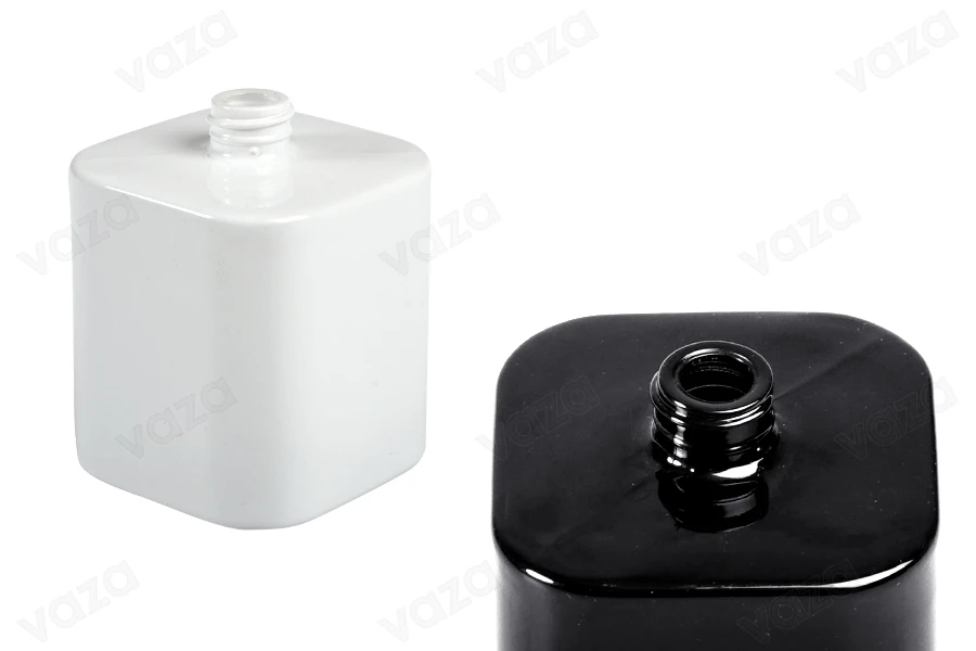 Lussuosa bottiglia di profumo in vetro da 50 ml (15/400) in bianco o nero-εικόνα_προϊοντική
