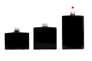 100 ml rechteckige Parfümflasche aus Glas (15/400), in schwarzer oder weißer Farbe-3