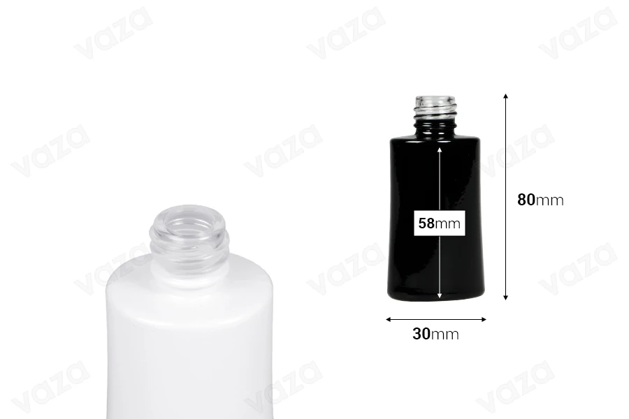 30ml oval shaped glass perfume bottle (18/415), in black or white color 30ml oval shaped glass perfume bottle (18/415), in black or white color-image_dimensions