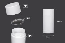 Flaconcino stick da 30 ml per deodoranti e cosmetici - 6 pezzi Flaconcino stick da 30 ml per deodoranti e cosmetici - 6 pezzi