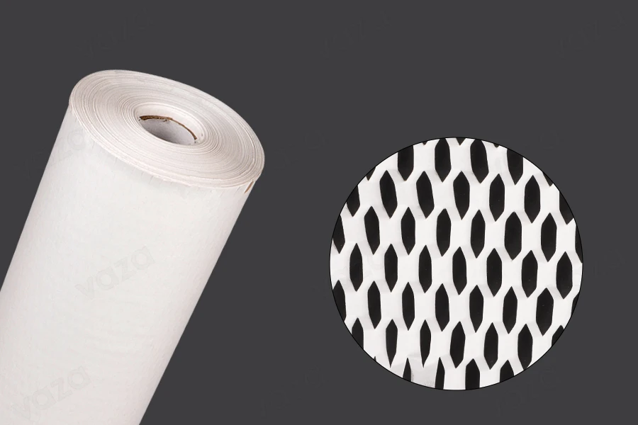 Honeycomb white Wrapping Paper 100m Roll - 300mm Width Honeycomb white Wrapping Paper 100m Roll - 300mm Width-photo_produit