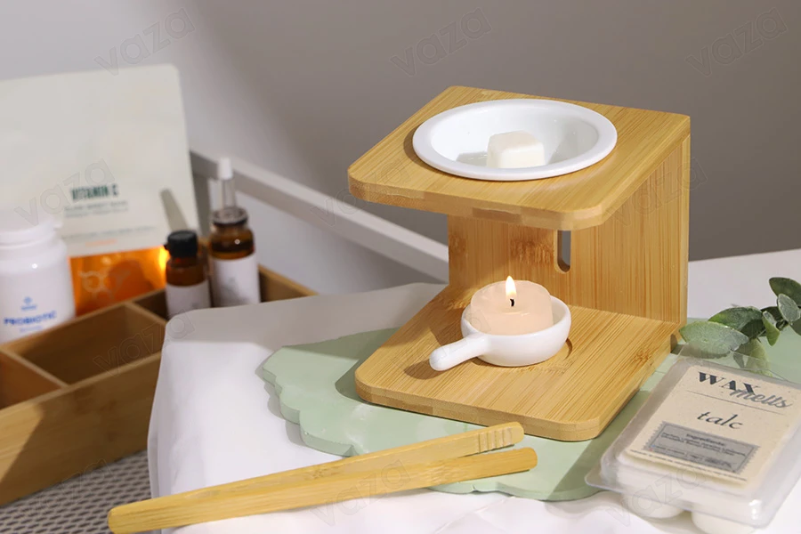 Holzbrenner aus Holz für Schmelzen und Öle Holzbrenner aus Holz für Schmelzen und Öle-εικόνα_σύνθεση