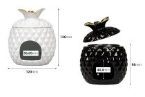 Ceramic burner for wax melts and oils