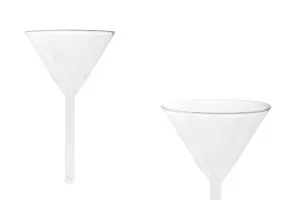 Entonnoir en verre - diamètre 75 mm (extrémité 10 mm)-1
