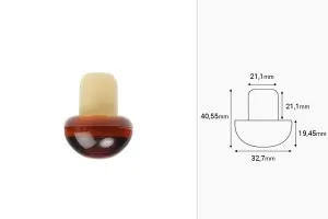 Plastic head silicone corks F18-2