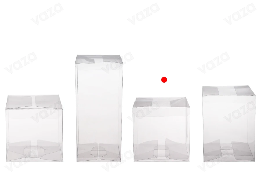 Trasparent PET packaging box 90x90x90 mm - 50 pcs Trasparent PET packaging box 90x90x90 mm - 50 pcs-image_group
