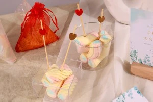 Cup (bowl) 150 ml in square shape for sweets - 25 pcs-6