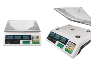 Bilancia digitale di precisione da tavolo 40kg con doppio display-1
