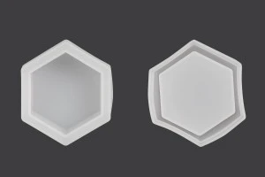 Silicone mold in square shape for epoxy resin-1