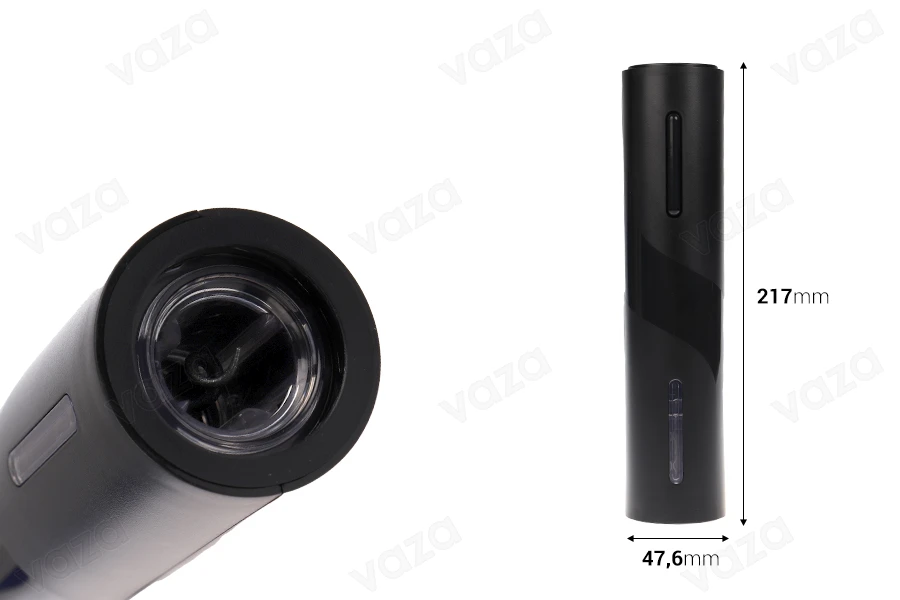 Cavatappi elettrico con accessori per bottiglie di vino Cavatappi elettrico con accessori per bottiglie di vino-εικόνα_διαστάσεις