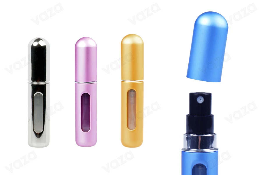 Spray per profumi da 5 ml da riempire dalla bottiglia. Spray per profumi da 5 ml da riempire dalla bottiglia.-εικόνα_προϊοντική