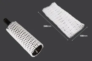 Schaumstoff-Schutzhüllen (netto) 240x100 mm (netto) für Flaschen - 150 Stück-2