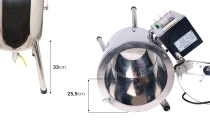 Liquéfiant de cire inox 15 L avec agitation Liquéfiant de cire inox 15 L avec agitation