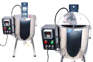 Liquéfiant de cire inox 15 L avec agitation-1