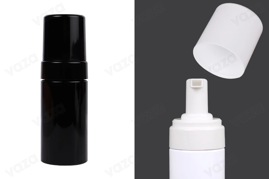 Μπουκάλι πλαστικό PET 100 ml με αντλία αφρού - 12 τμχ-εικόνα_προϊοντική