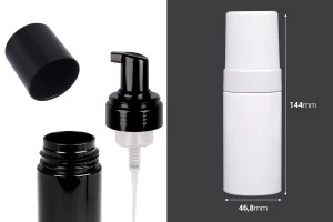 Bouteille en plastique PET 100 ml avec pompe à mousse - 12 pcs-2
