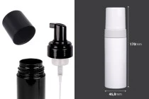 Μπουκάλι πλαστικό PET 150 ml με αντλία αφρού - 12 τμχ Μπουκάλι πλαστικό PET 150 ml με αντλία αφρού - 12 τμχ