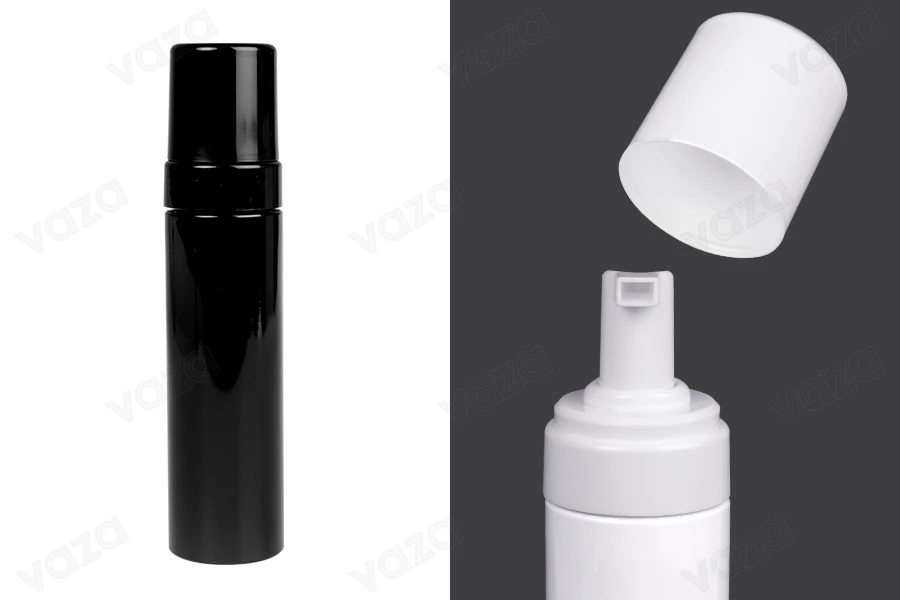 Μπουκάλι πλαστικό PET 200 ml με αντλία αφρού - 12 τμχ  -εικόνα_προϊοντική