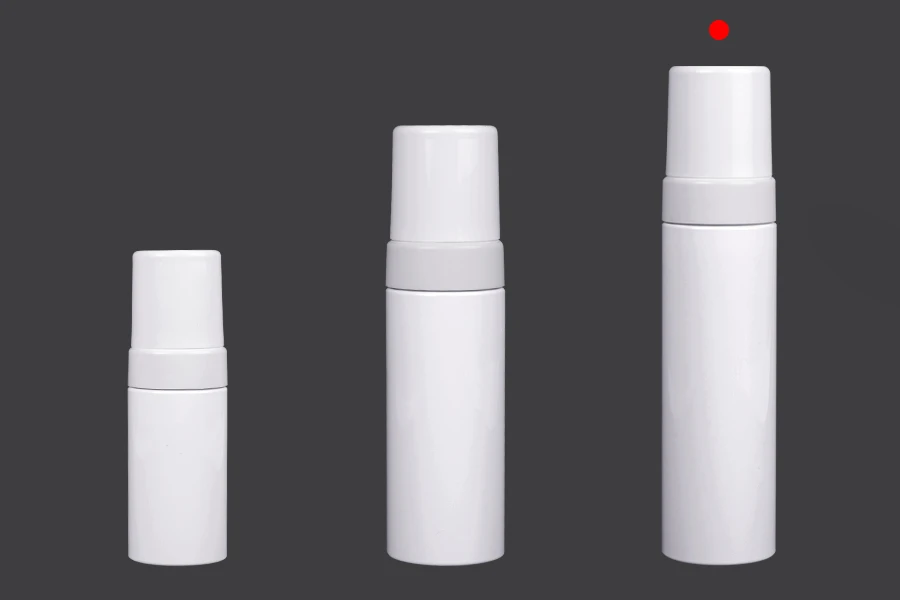 Bouteille en plastique PET 200 ml avec pompe à mousse - 12 pcs