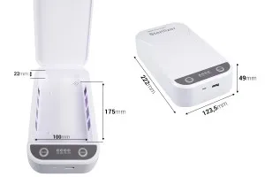 Dispositivo per la sterilizzazione di oggetti tramite raggi UV-2