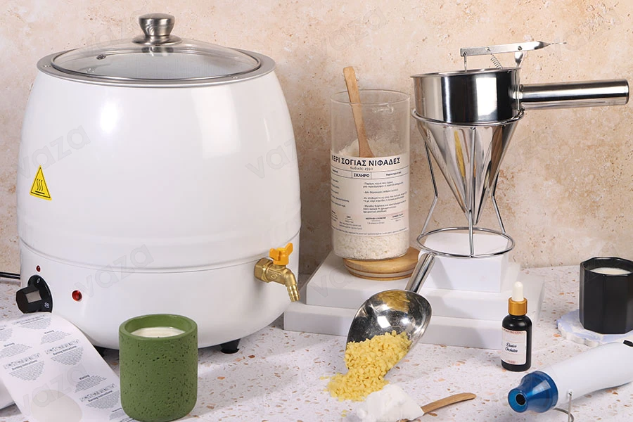 Machine à fondre la cire 10L avec fonction de chauffage intégrée-photo_groupe