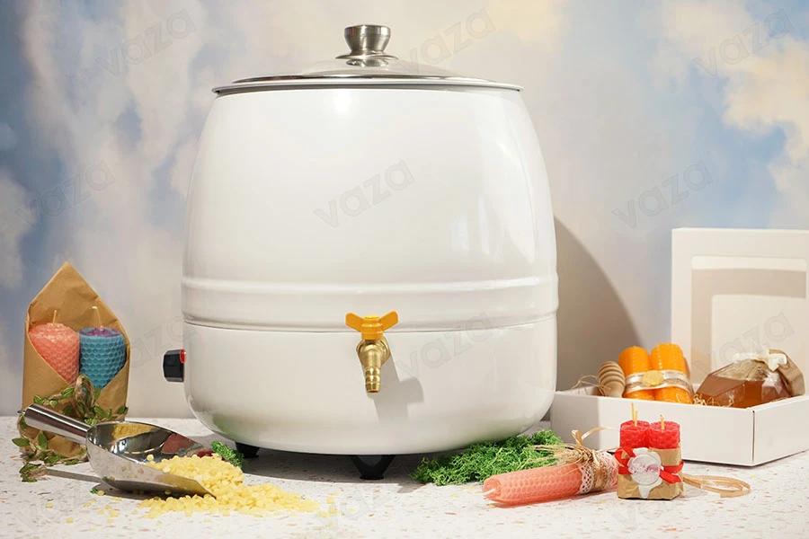 Machine à fondre la cire 10L avec fonction de chauffage intégrée-photo_groupe