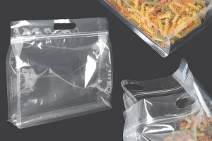 Σακουλάκια τύπου Doy Pack 345x40x295 mm διάφανα με κλείσιμο zip και δυνατότητα σφράγισης με θερμοκόλληση - 50 τμχ-1