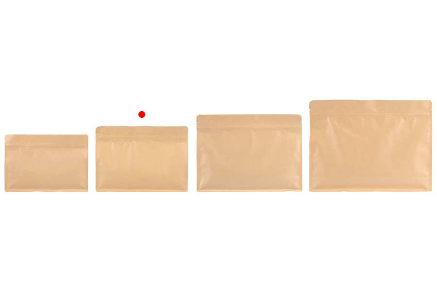 Σακουλάκια κραφτ τύπου Doy Pack 255x40x190 mm με κλείσιμο zip και δυνατότητα σφράγισης με θερμοκόλληση - 50 τμχ Σακουλάκια κραφτ τύπου Doy Pack 255x40x190 mm με κλείσιμο zip και δυνατότητα σφράγισης με θερμοκόλληση - 50 τμχ