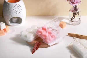 Astuccio in plastica (PET) 10 posti per quadretti di cera fusa - 20 pz-3