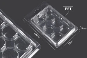 Θήκη πλαστική (PET) 6 θέσεων για στρογγυλά wax melts - 20 τμχ-2