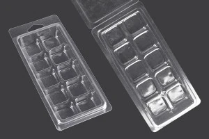 Astuccio in plastica (PET) 10 posti per quadretti di cera fusa - 20 pz-1